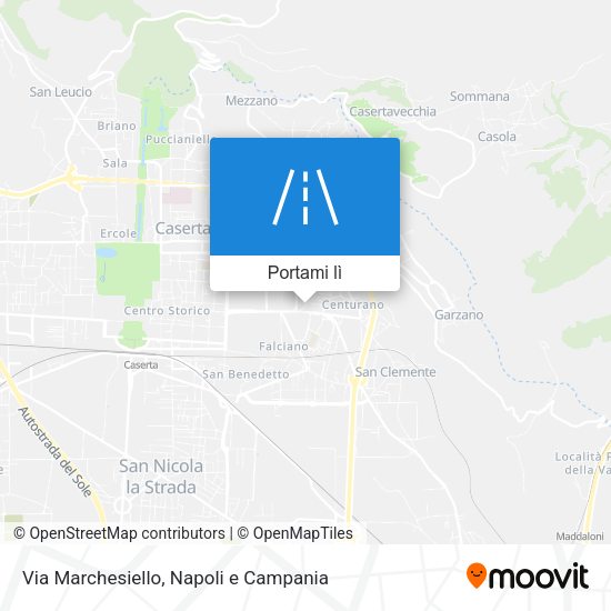 Mappa Via Marchesiello
