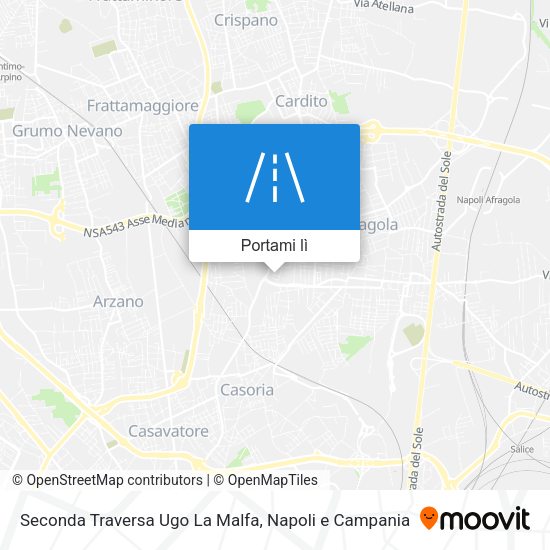 Mappa Seconda Traversa Ugo La Malfa
