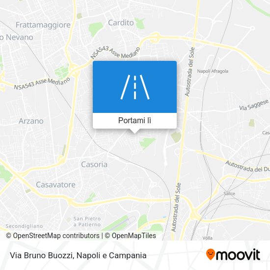 Mappa Via Bruno Buozzi