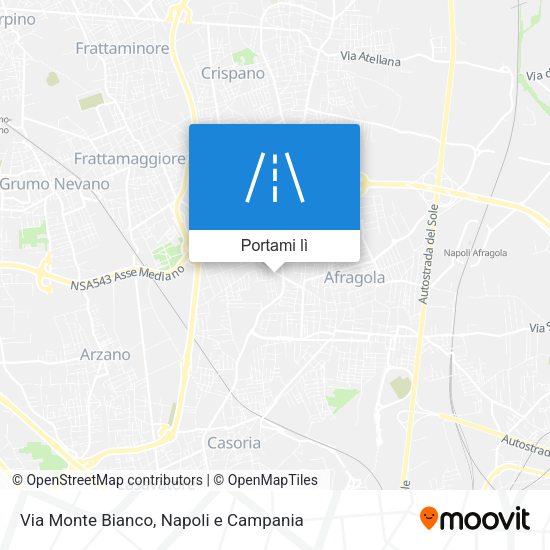 Mappa Via Monte Bianco