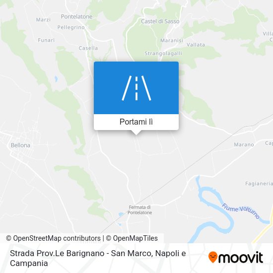 Mappa Strada Prov.Le Barignano - San Marco