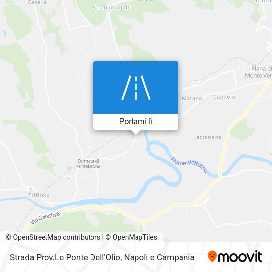 Mappa Strada Prov.Le Ponte Dell'Olio
