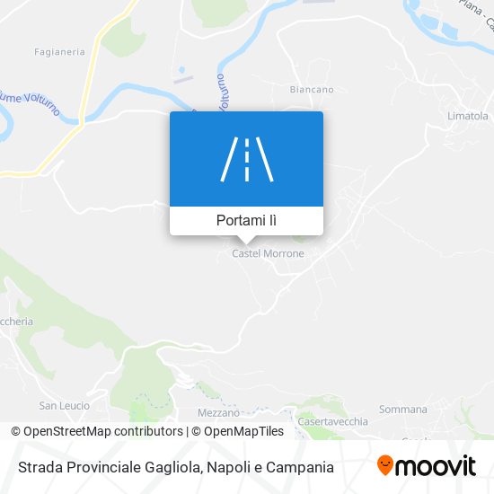 Mappa Strada Provinciale Gagliola