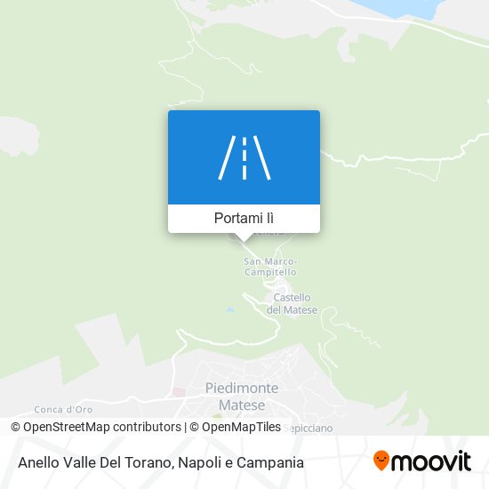 Mappa Anello Valle Del Torano