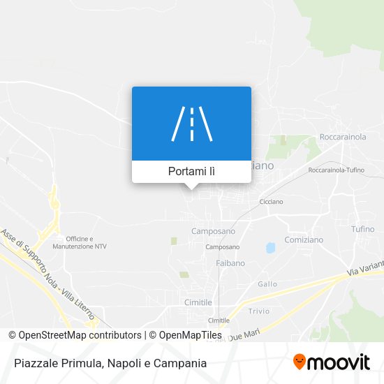 Mappa Piazzale Primula