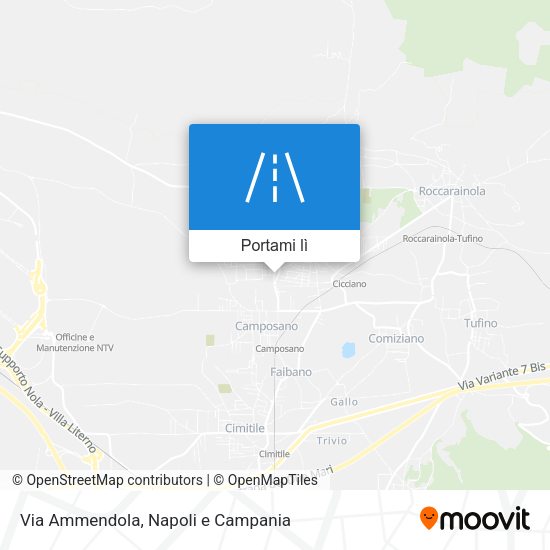 Mappa Via Ammendola