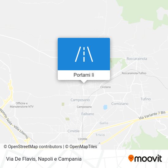 Mappa Via De Flavis