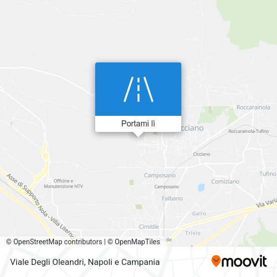 Mappa Viale Degli Oleandri