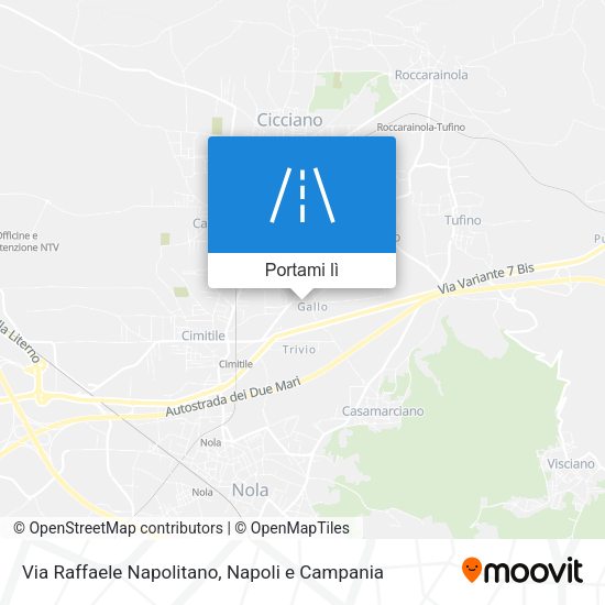 Mappa Via Raffaele Napolitano