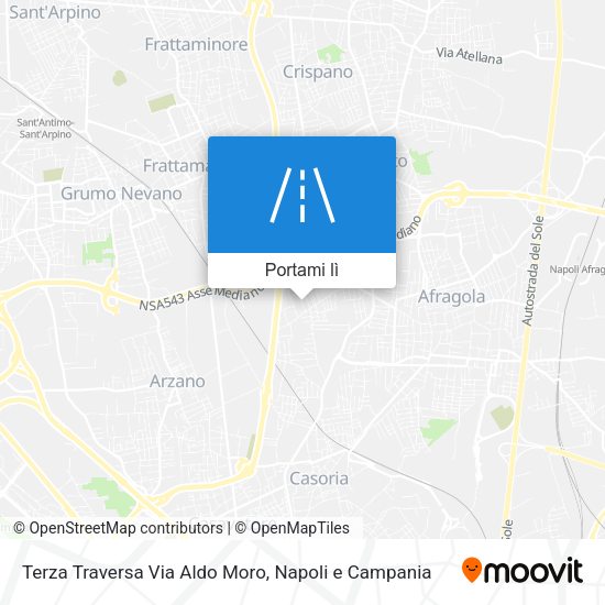 Mappa Terza Traversa Via Aldo Moro
