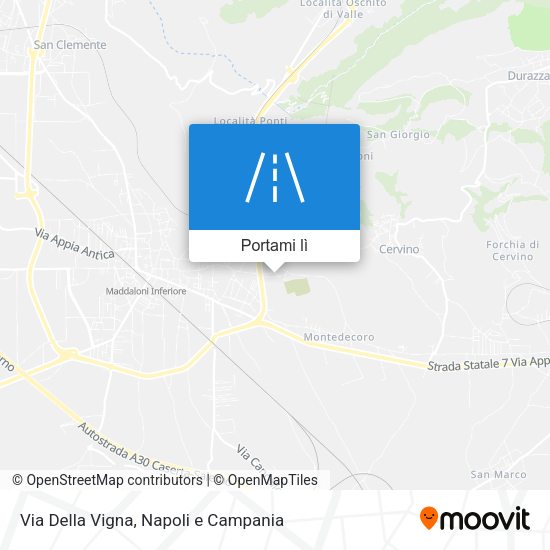 Mappa Via Della Vigna