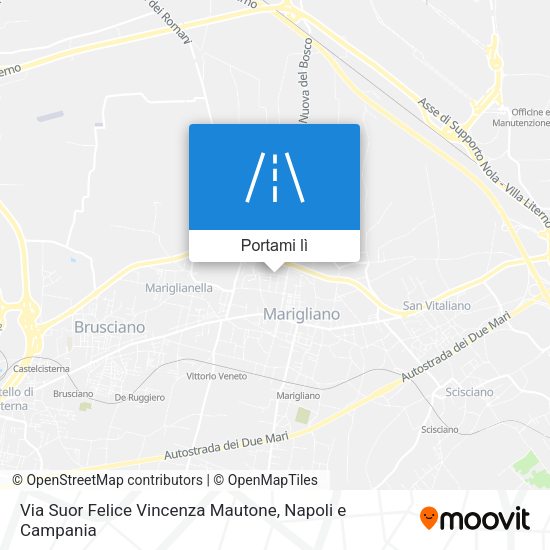 Mappa Via Suor Felice Vincenza Mautone