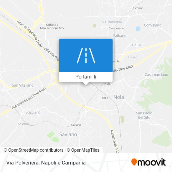 Mappa Via Polveriera