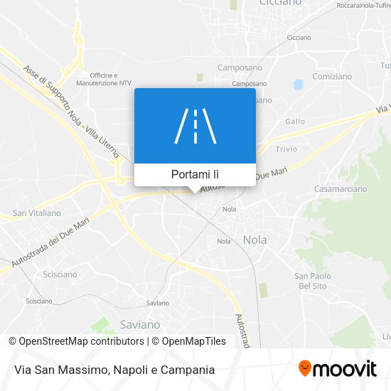 Mappa Via San Massimo