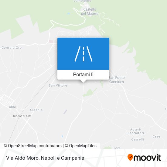 Mappa Via Aldo Moro