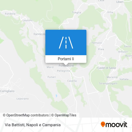 Mappa Via Battisti