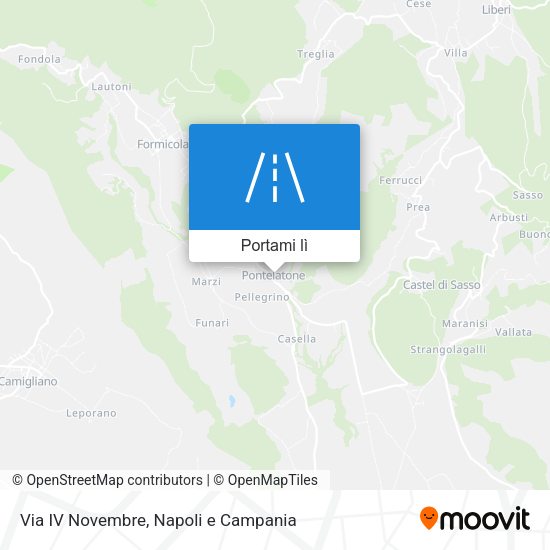 Mappa Via IV Novembre