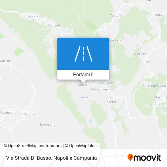 Mappa Via Strada Di Basso