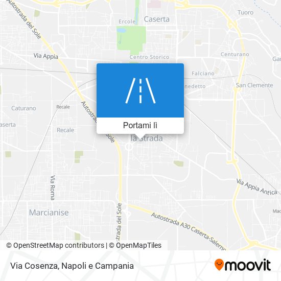 Mappa Via Cosenza