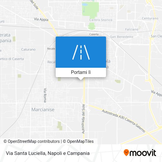 Mappa Via Santa Luciella
