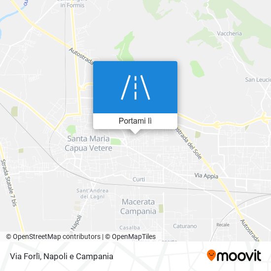 Mappa Via Forlì