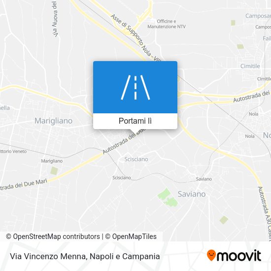 Mappa Via Vincenzo Menna