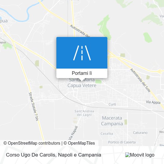 Mappa Corso Ugo De Carolis
