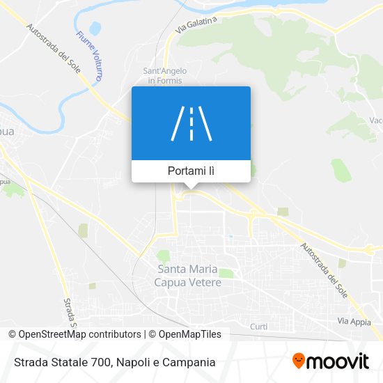 Mappa Strada Statale 700