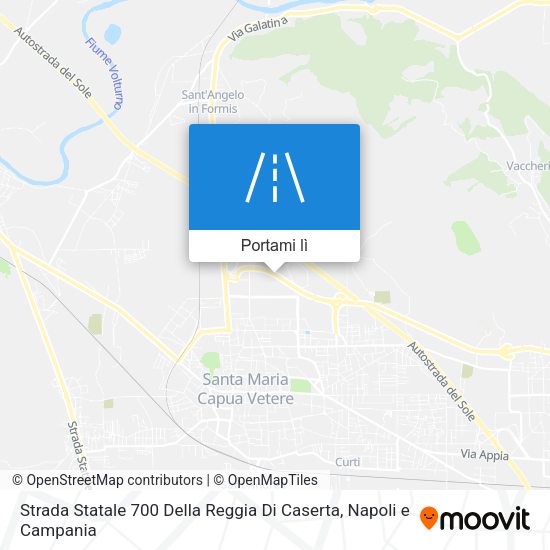 Mappa Strada Statale 700 Della Reggia Di Caserta