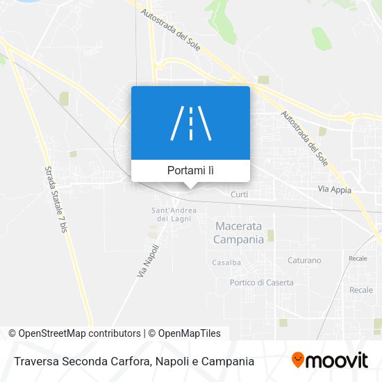 Mappa Traversa Seconda Carfora