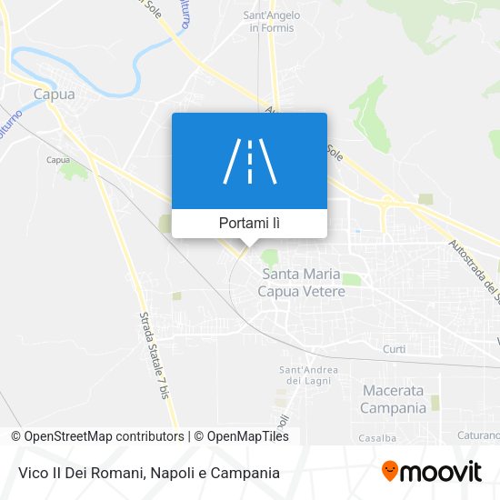 Mappa Vico II Dei Romani