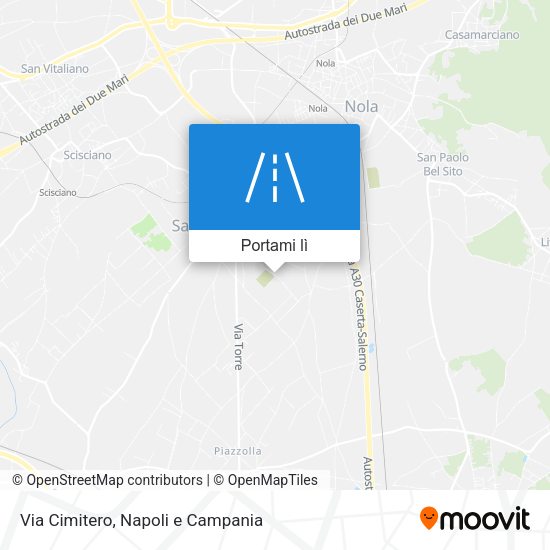 Mappa Via Cimitero