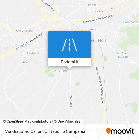 Mappa Via Giacomo Caliendo