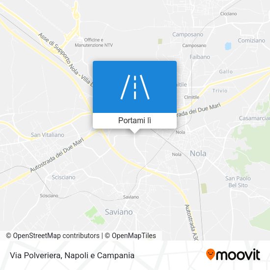 Mappa Via Polveriera