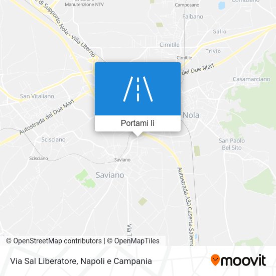 Mappa Via Sal Liberatore