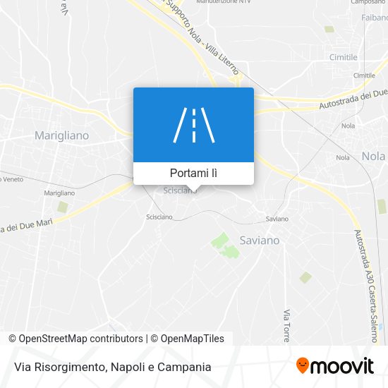 Mappa Via Risorgimento