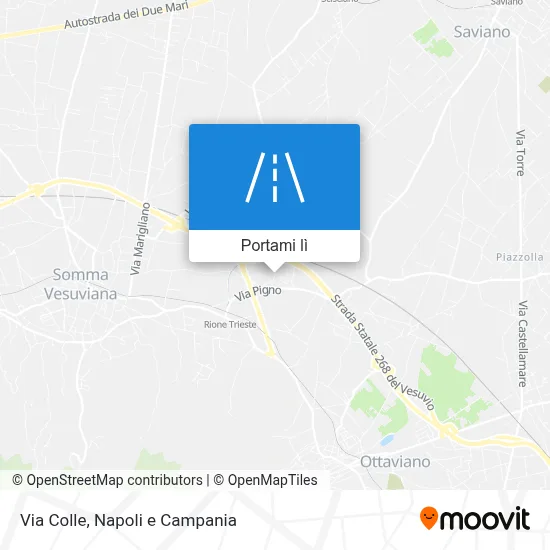 Mappa Via Colle