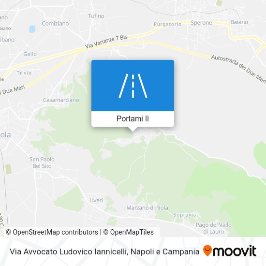 Mappa Via Avvocato Ludovico Iannicelli