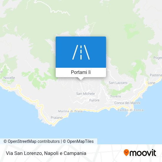 Mappa Via San Lorenzo