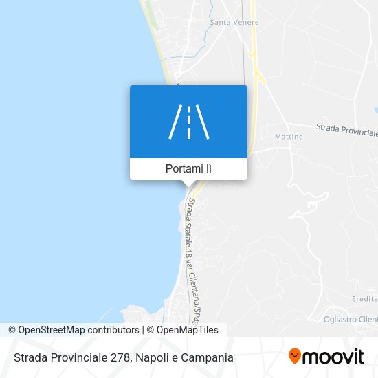 Mappa Strada Provinciale 278