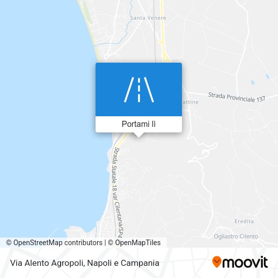 Mappa Via Alento Agropoli