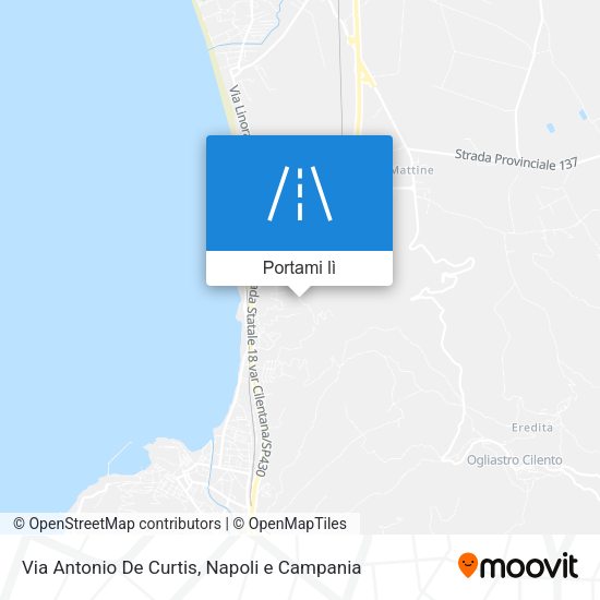 Mappa Via Antonio De Curtis