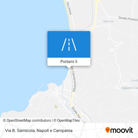 Mappa Via B. Sarnicola