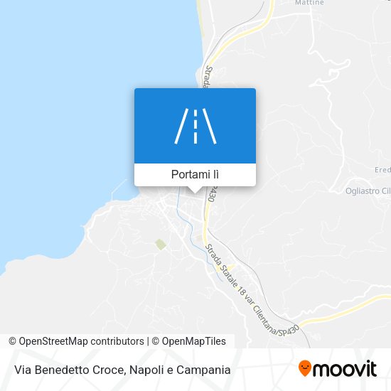 Mappa Via Benedetto Croce