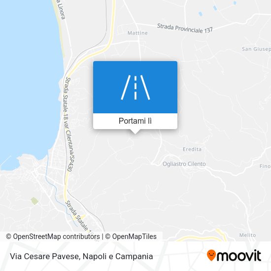 Mappa Via Cesare Pavese