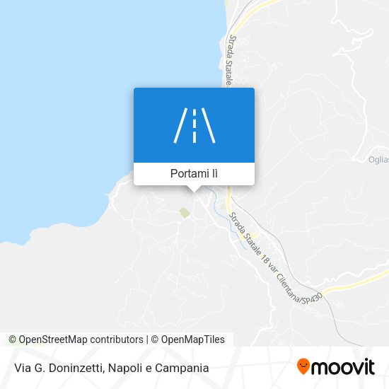 Mappa Via G. Doninzetti