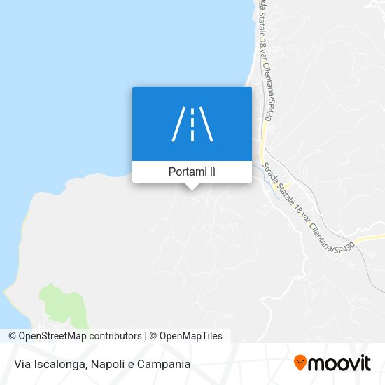 Mappa Via Iscalonga