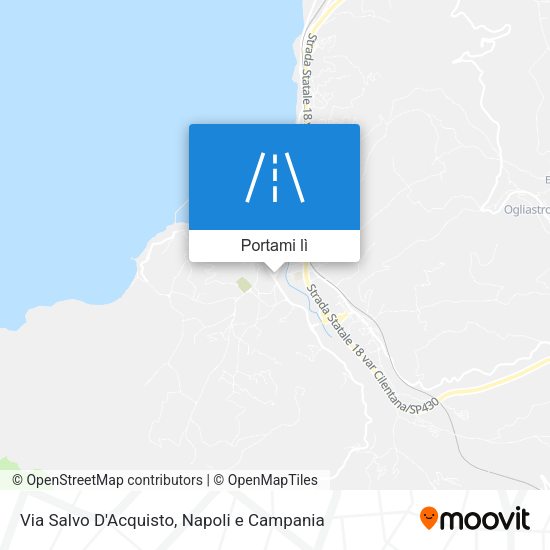 Mappa Via Salvo D'Acquisto