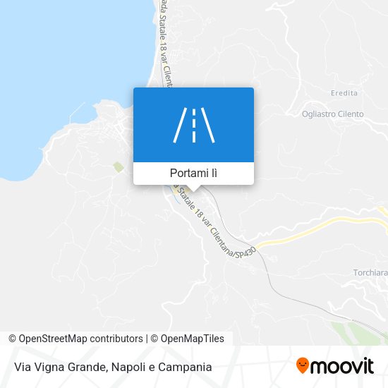 Mappa Via Vigna Grande