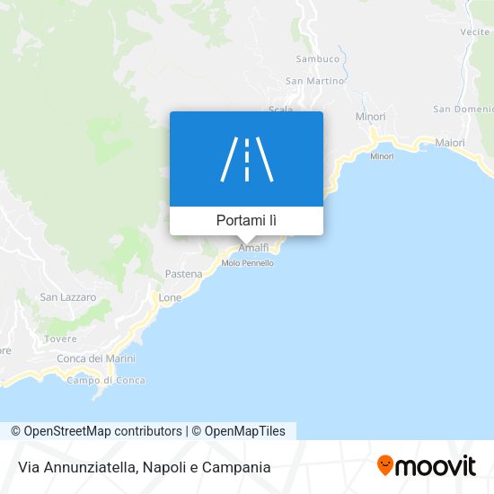 Mappa Via Annunziatella